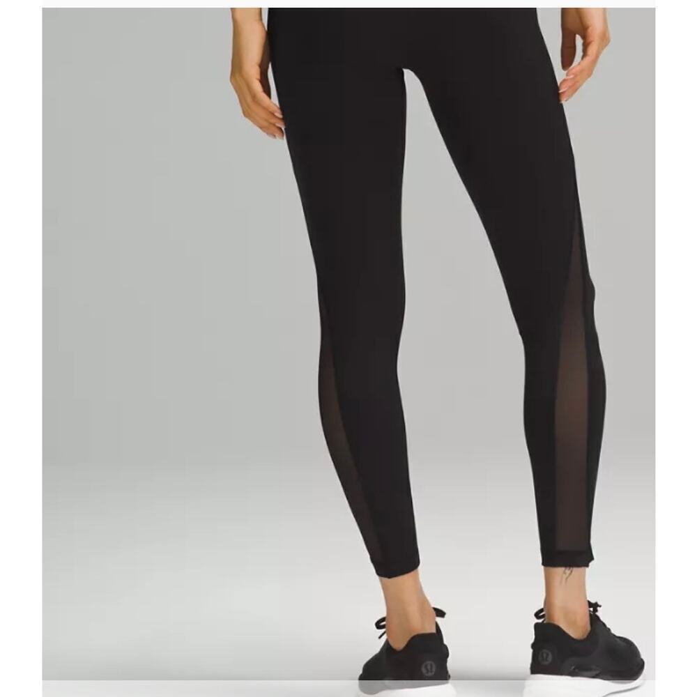 LULULEMON size 8 leggings NAVY - Picture 2 of 9